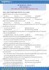 Đề thi học kì 2 Sinh 12 - Đề số 2